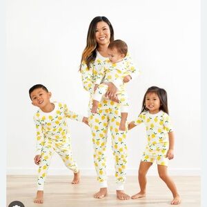 Hanna Anderson women’s Lemon Print Pajama Set